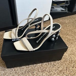 Alexander Wang Deedee Patent Oyster High Heels